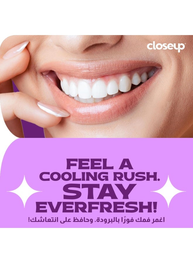 Closeup Triple Fresh Gel Toothpaste, Eucalyptus Freeze, for 24HR fresh breath, 120ml - Image 4